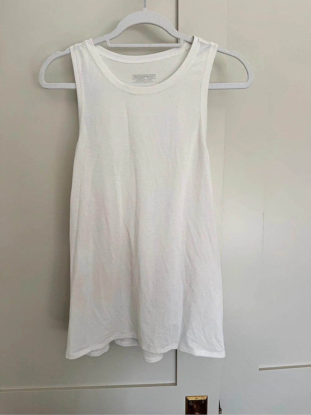 Patagonia Layering Racerback Tank White Tank Top Small